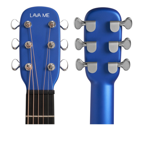 LAVA ME 3 36' Blue электроакустическая гитара со звукоснимателем и встроенными эффектами, материал: карбон, чехол Space Bag в ко фото 4