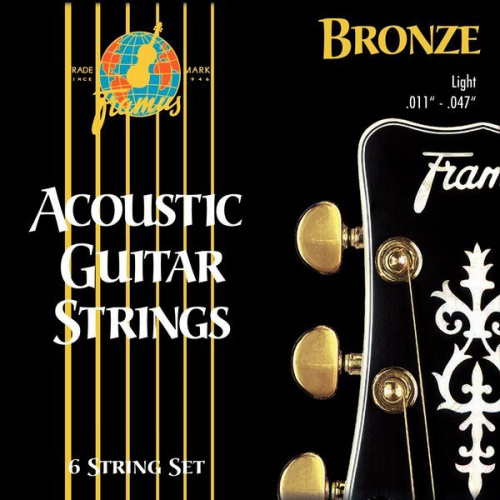 Framus 48200L струны для акустической гитары 11-47 (Light), медь/цинк