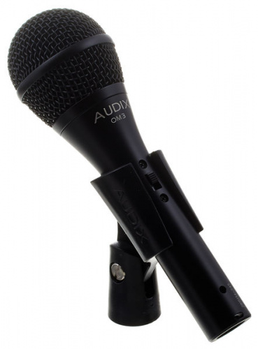 Audix OM3S Вокальный динамический микрофон с кнопкой отключения, гиперкардиоида фото 2