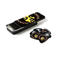 Dunlop Jimi Hendrix Aura Mandala JHPT16H Pick Tin сувенирный набор медиаторов в пенале, жесткие, 6ш