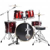 Peavey PV 5PC Drum Set Wine Red Барабанная установка (бас-барабан, три тома, малый барабан, каркас