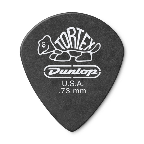 Dunlop 482R073 Tortex Pitch Black Jazz III 72Pack медиаторы, толщина 0.73 мм, 72 шт.