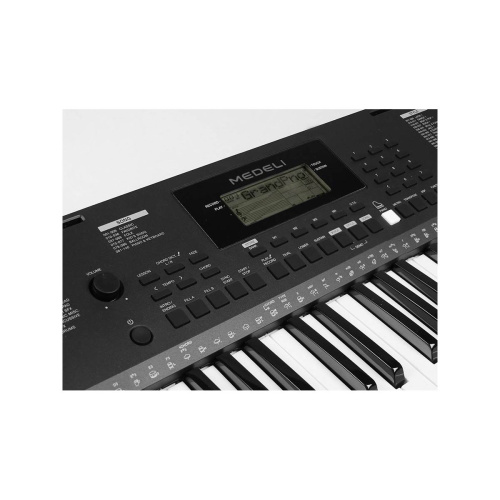 Medeli MK100 синтезатор, 61 клавиша, 64 полифония, 480 тембров, 160 стилей, вес 4 кг фото 6