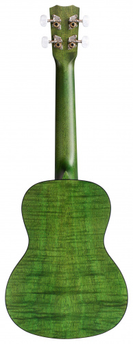 CORDOBA 15CFM Jade Green укулеле концертная, корпус огненный клён, цвет насыщенный зелёный фото 4