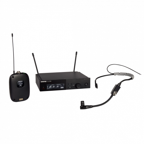 SHURE SLXD14E/SM35 H56 цифровая радиосистема с микрофоном SM35 с оголовьем, конденсаторным кардиоидным, 470-638 МГц (рабочий диапазон 518-562 МГц), вы
