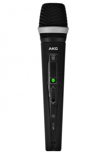 AKG WMS420 Vocal Set Band U1 вокальная радиосистема с приёмником SR420, ручной передатчик HT420 с динамическим капсюлем D5 фото 2