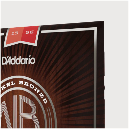 D'Addario NB1356 струны для акустической гитары,Medium, 13-56 фото 2