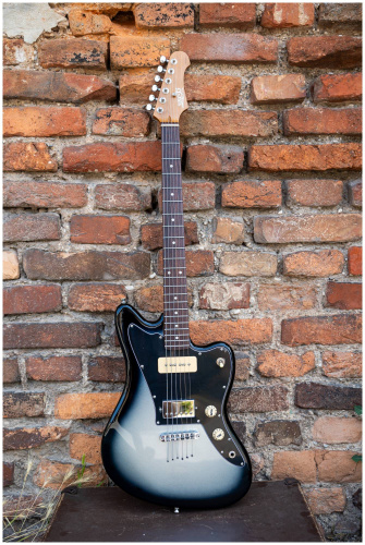 JET JJ-350 Baritone Moonburst Электрогитара баритон фото 4