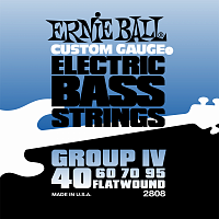 Ernie Ball 2808 струны для бас-гитары Flat Wound Bass Group IV (40-60-70-95)