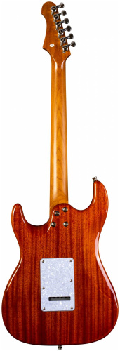 JET JS-600 TRS электрогитара, Stratocaster, корпус кр.дерево/топ клен, HSS, tremolo, цвет TRS фото 6