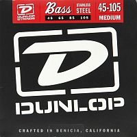 Dunlop DBS45105 струны для бас гитары сталь 45-105