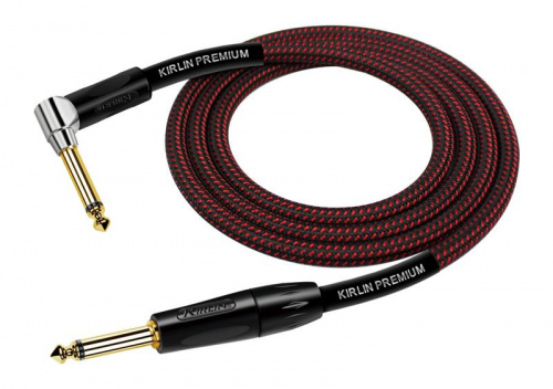 Kirlin IWB-202BFGL 6M BR кабель инструментальный Разъемы: 1/4" прямой моноджек 1/4" угловой мон фото 2