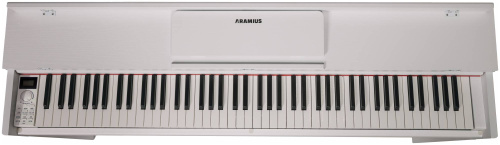 ARAMIUS APO-160 MWH пианино цифр. с крышкой, стойка, педали, корпус дерево, цвет белый фото 2