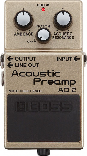 Boss AD-2 преамп для электроакустической гитары