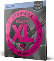 D'Addario EPS170-5 Струны для пятиструнной бас-гитары Pro Steels round 45-130