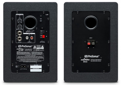 PreSonus Eris E4.5 BT активные студийные мониторы (пара) 4,5"кевлар+1" 2x25Вт 70-20000Гц 100дБ(пик), Bluetooth фото 2