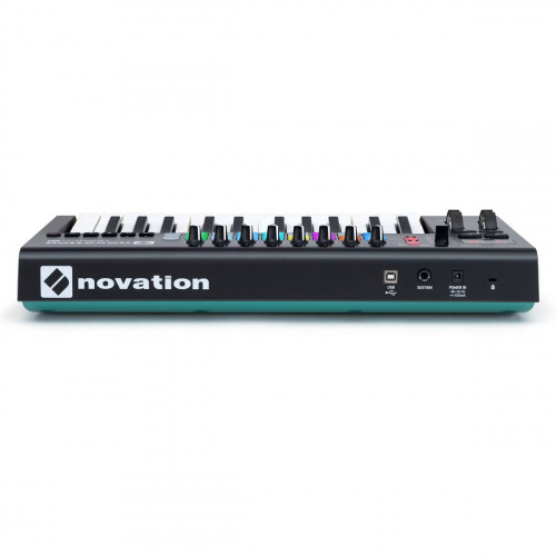 NOVATION Launchkey 25 MK2 миди-клавиатура, 25 клавиш, Pitch/Mod контроллеры, полноцветные пэды, питание от USB фото 3