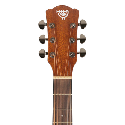 ROCKDALE Aurora D6 Satin C All-Mahogany акустическая гитара дредноут с вырезом, цвет натуральный, са фото 7