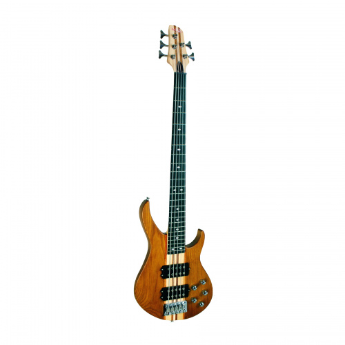 REDHILL JB500/NA бас-гитара 5-стр., H+H, 864 мм, корпус ясень, сквозной гриф клен+махагон, натурал фото 3