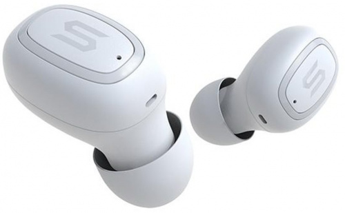 SOUL S-GEAR White Вставные беспроводные наушники. 2динамических драйвера. Bluetooth 5.1, частотный диапазон 20 Гц - 20 кГц, чувствительность 92 дБ, со