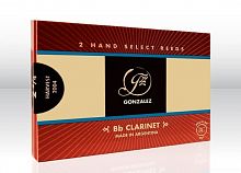 GONZALEZ 4 Bb Regular Cut Трость для кларнета (2шт) французский профиль