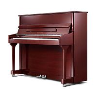 Pearl River EU118 (B118) пианино, 118 см, цвет красное дерево, полированное, золотая фурнитура