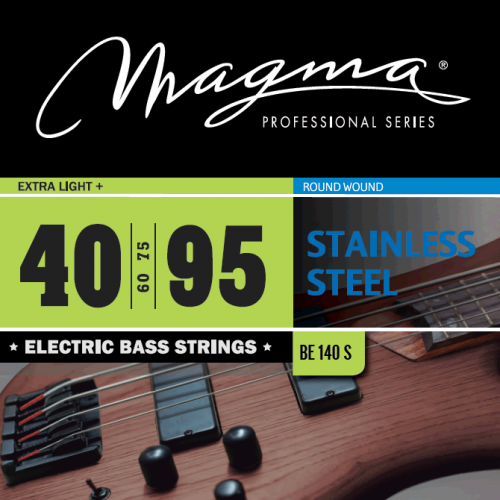 Magma Strings BE140S Струны для бас-гитары Серия: Stainless Steel Калибр: 40-60-75-95 Обмотка: