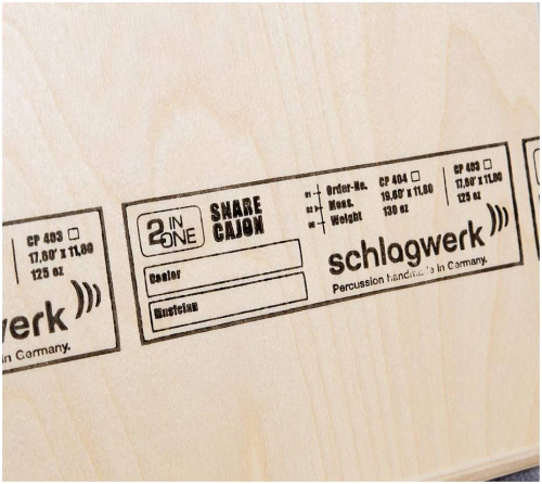 SCHLAGWERK CP404RED Кахон серии 2inOne, Red Edition, размер 50 см фото 6