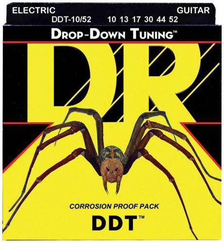 DR DDT-10/52 серия DDT для электрогитары с технологией Accurate Core, Medium to Heavy (10-52)