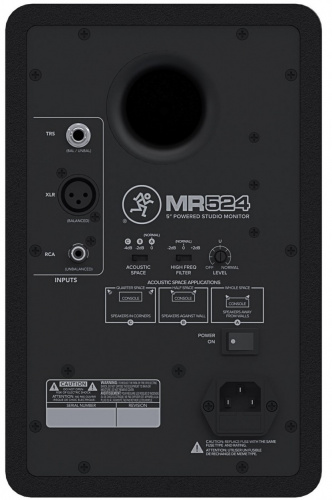 MACKIE MR524 активный студийный монитор, 5' фото 2