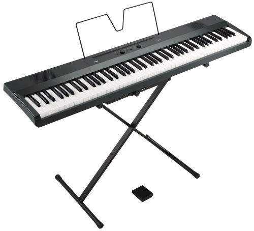 KORG L1 MG цифровое пианино Liano, 88 клавиш, цвет серый металлик. Пюпитр и педаль в комплекте фото 4