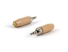 AuraSonics MDJ35L переходник с разъема MicroDot на mini-Jack 3,5 мм c фиксатором, cовместим с SHURE