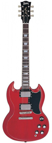 Burny RSG60'63 CR электрогитара, форма корпуса SG '61 Reissue, H-H, Tune-o-matic, цвет красный