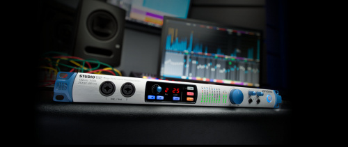 PreSonus Studio 192 аудио интерфейс USB 3.0, 26вх/32вых (8вх/14вых на 192 кГц), 8мик.вх./10 лин.вых. 2ADAT I/O, S/PDIF I/O, мониторинг, Talkback mic фото 3