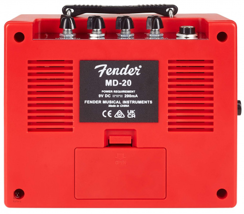 FENDER MINI DELUXE AMP RED портативный усилитель для гитары фото 3