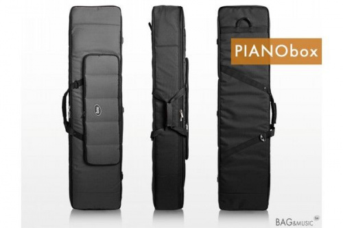 Bag&Music BM1097 PIANObox 88 CASUAL Легкий чехол для электропианино, серый