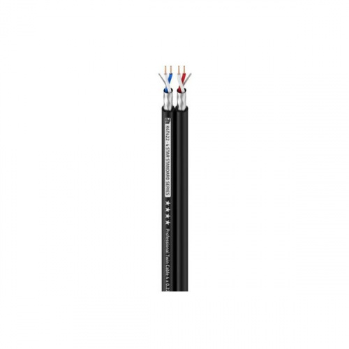 ADAM HALL 4 STAR T422 сдвоенный балансный кабель, 2 х 5 мм, цвет черный