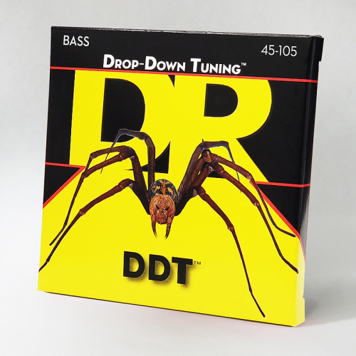 DR DDT-45 DDT струны для 4-струнной бас-гитары пониженный строй нержавеющая сталь 45 105 фото 3