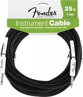 FENDER FENDER 25' INST CBL BLK инструментальный кабель, черный, 25'