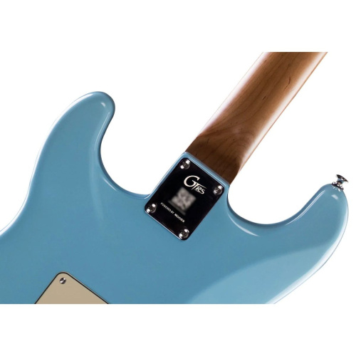 Mooer GTRS P801 Blue Электрогитара со встроенным процессором, HSS, клен, цвет голубой фото 3