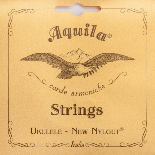 AQUILA NEW NYLGUT 8U струны для укулеле концерт (Low G-C-E-A). 4 струна в оплетке.