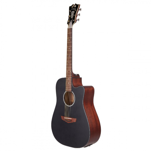 D'Angelico Premier Bowery CS электроакустическая гитара, Dreadnought, цвет черный фото 3