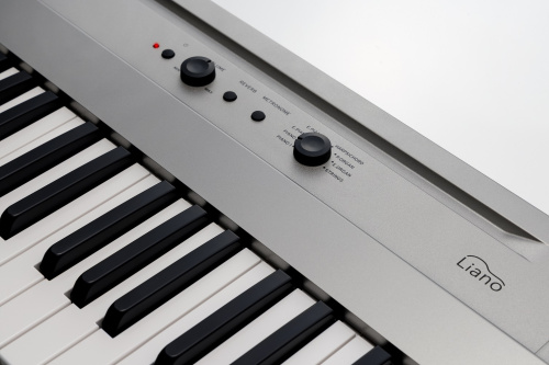 KORG L1 MS цифровое пианино Liano, 88 клавиш, цвет металлик. Пюпитр и педаль в комплекте фото 3