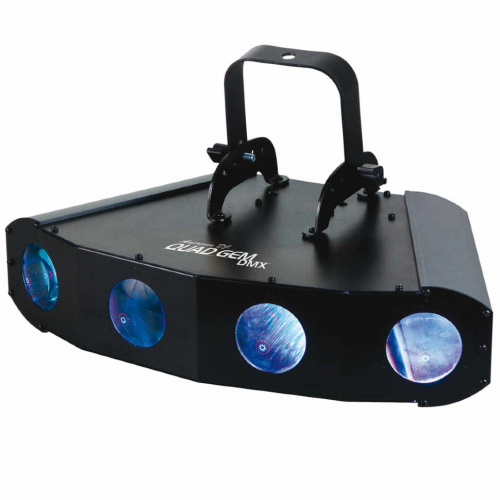 American DJ Quad Gem LED светодиодный прибор с четырьмя линзами, создающими эффект лунного цветка,