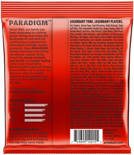 Ernie Ball 2015 струны для эл.гитары Paradigm (10-13-17-30-42-52) фото 2