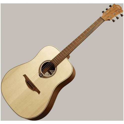 LAG T-70D NAT Акустическая гитара, дредноут, цвет натуральный фото 4