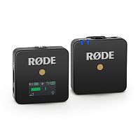 RODE Wireless GO ультракомпактная накамерная беcпроводная система со встроенным микрофоном в передатчик и возможностью подключения внешнего микрофона