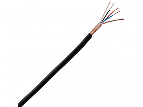 Mogami 2893-00 микрофонный кабель QUAD 4,8 мм. чёрный