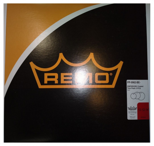 Remo PP-0962-BE набор пластиков Emperor Coated 10,12,14