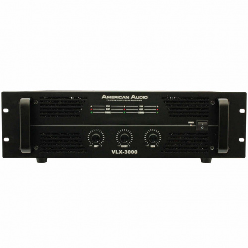 American Audio VLX-3000 усилитель мощности: Выходная мощность: Верхн.: 2 x 220 В + нижн.: 540 Вт (